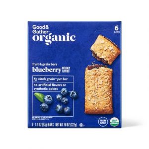Good & Gather Organic Whole Grain Blueberry Fruit & Grain Bars - 6ct