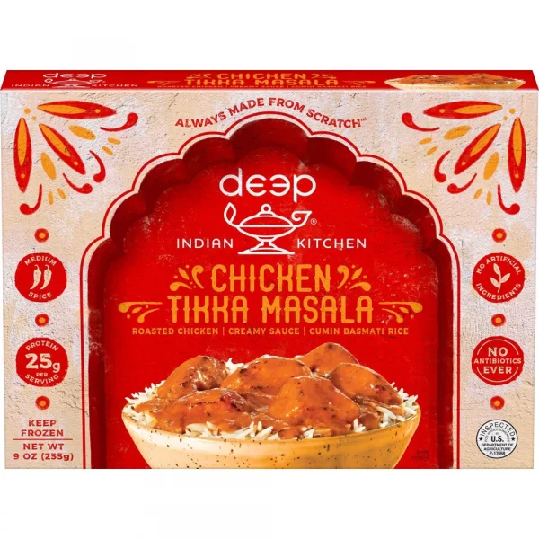 Deep Indian Gluten Free Frozen Chicken Tikka Masala - 9oz