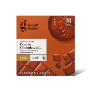 Good & Gather - Naturally Flavored Double Chocolate Light Roast Coffee -16ct Single Serve Pods