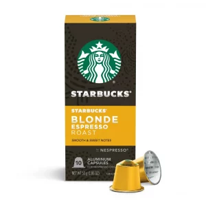 Starbucks by Nespresso Original Line Capsules ? Blonde Light Roast Espresso ? 10ct/2.01oz