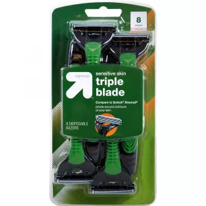Men's Triple Blade Sensitive Skin Disposable Razor - 8ct - up & up?