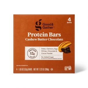 Good & Gather Protein Bars Cashew Butter Chocolate - 7.33oz/4ct