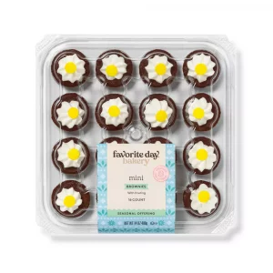 Favorite Day Spring Daisy Brownie Party Platter - 14oz/16ct