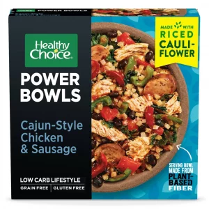 Healthy Choice Gluten Free Frozen Power Bowls Cajun Chicken And Sausage - 9.4oz