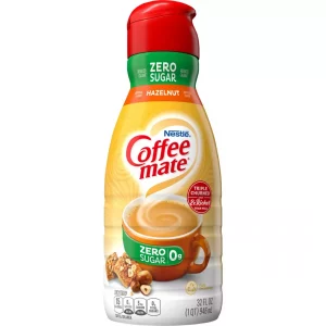 Coffee mate Zero Sugar Hazelnut Coffee Creamer - 32 fl oz (1qt)