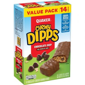 Quaker Chewy Dipps Chocolate Chip Granola Bars - 14ct 15.3oz