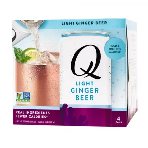 Q Mixers Light Ginger Beer - 4pk/7.5 fl oz Cans