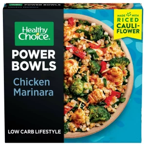 Healthy Choice Gluten Free Frozen Power Bowls Chicken Marinara with Cauliflower Rice - 9.25oz