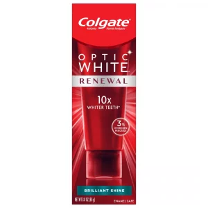 Colgate Optic White Renewal Teeth Whitening Brilliant Shine Toothpaste - 3oz