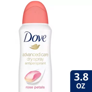 Dove Beauty Advanced Care Rose Petals 48-Hour Antiperspirant & Deodorant Dry Spray - 3.8oz