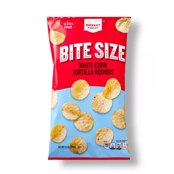 White Corn Tortilla Rounds Bite Size - 13oz - Market Pantry?