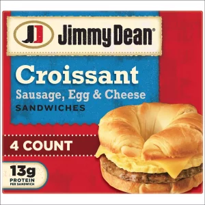 Jimmy Dean Sausage Egg & Cheese Frozen Croissant Sandwiches