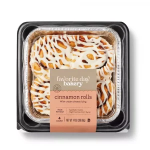 Favorite Day Cinnamon Rolls with Cream Cheese Icing - 14oz/4ct