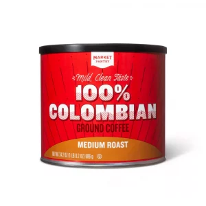 Market Pantry - 100% Colombian Medium Roast Ground Coffee - 24.2oz