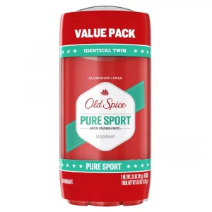 Old Spice High Endurance Aluminum Free Deodorant for Men with 48 Hour Protection, Pure Sport Scent - 3oz/2ct