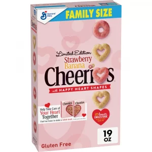 Cheerios Strawberry Banana Family Size Cereal - 19 oz