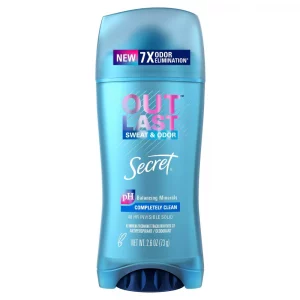 Secret Outlast Invisible Solid Antiperspirant & Deodorant for Women Completely Clean