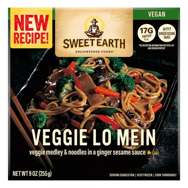 Sweet Earth Frozen Vegan Veggie LoMein Bowl - 9oz