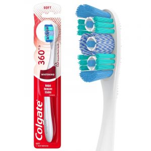 Colgate 360 Optic White Whitening Toothbrush Soft 1 CT