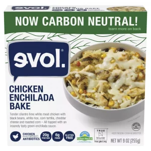 Evol Gluten Free Frozen Chicken Enchilada Bowl - 9oz