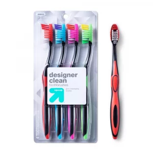 Designer Clean Toothbrush - 4ct - up & up?