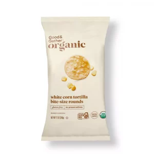 Organic White Corn Tortilla Bite size Rounds - 12oz - Good & Gather?