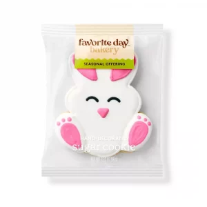 Favorite Day Easter Bunny Decorated Cookie - 2.12oz