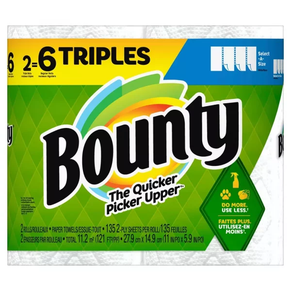 Bounty Select-A-Size Paper Towels 2 pk
