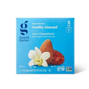 Good & Gather Vanilla Almond Date & Nut Bars - 8oz/5ct