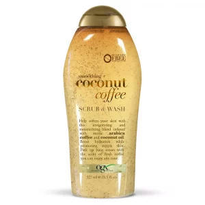 OGX Smoothing + Coconut Coffee Exfoliating Body Scrub with Arabica Coffee & Coconut Oil - 19.5 fl oz