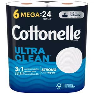 Cottonelle Ultra CleanCare Toilet Paper 6 pk