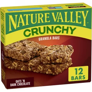 Nature Valley Crunchy Oats 'N Dark Chocolate Granola Bars - 12ct