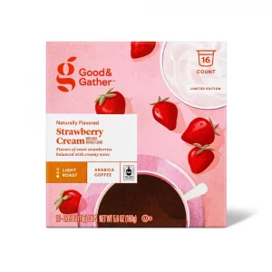 Good & Gather - Naturally Flavored Light Roast Strawberry Cream With Other Natural Flavors - 16ct