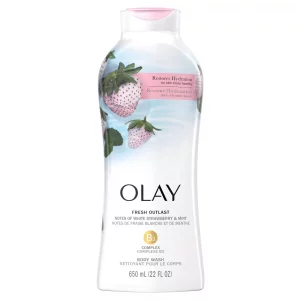 Olay Fresh Outlast Body Wash White Strawberry & Mint - 22 fl oz