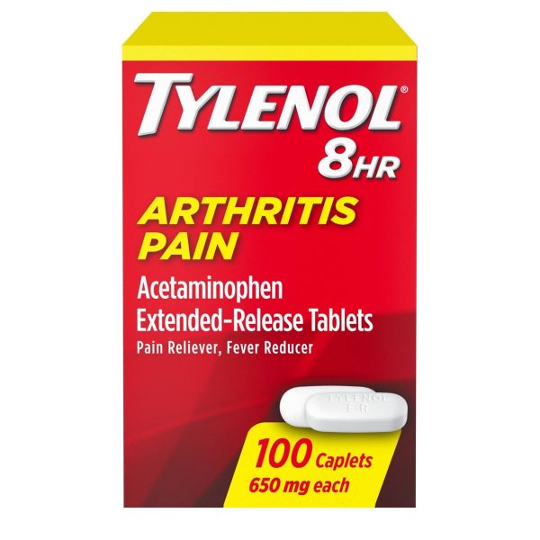 Tylenol 8 Hour Arthritis Pain Reliever Extended-Release Caplets - 100 CT
