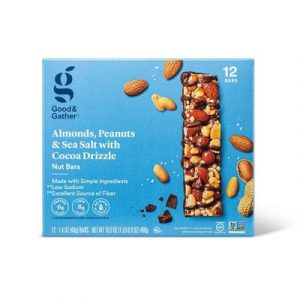 Good & Gather Almonds, Peanuts and Sea Salt with Cocoa Drizzle - 16.9oz/12ct