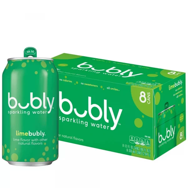bubly Lime Sparkling Water - 8pk/12 fl oz Cans