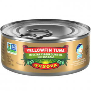 Genova Yellowfin Tuna, Extra Virgin Olive Oil with Sea Salt 4 oz