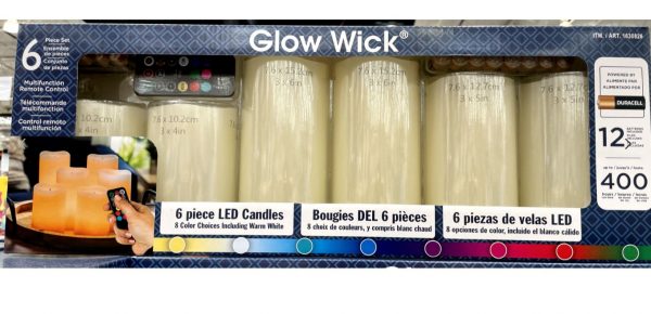 Gerson Led Candle 6 Pack with Batteries