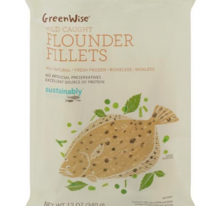GreenWise Flounder Fillets, Wild, Sustainably Sourced, Frozen 12 oz