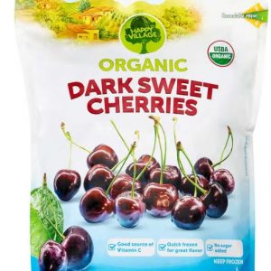 Happy Village Organic Dark Sweet Cherries, 2 lbs