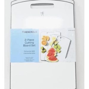 Henckels 2 Piece Cutting Board Set White