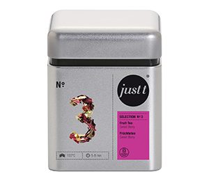 Just-t Fruit tea sweet berry (130 grs) Tin