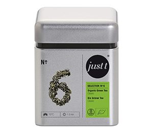 Just-t Organic Green tea classic (140 grs) Tin