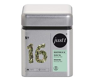 Just-t Organic herbal tea Moroccan mint (65 grs) Tin