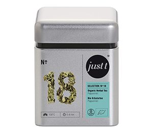 Just-t Organic Herbal tea peppermint (100 grs) Tin