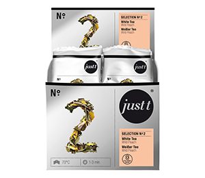 Just-t White tea wild peach (1.5 gr) Premium Nylon Bag 20 CT