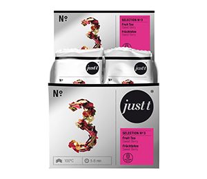 Just-t Fruit tea sweet berry (3.5 grs) Premium Nylon Bag 20 CT