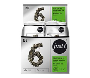 Just-t Organic Green tea classic (2.3 grs) Premium Nylon Bag 20 CT