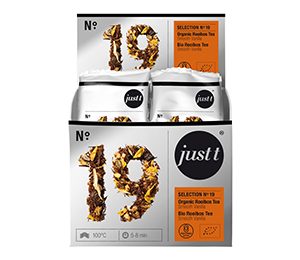 Just-t Organic Rooibos tea smooth Vanilla (3 grs)Premium Nylon Bag 20 CT